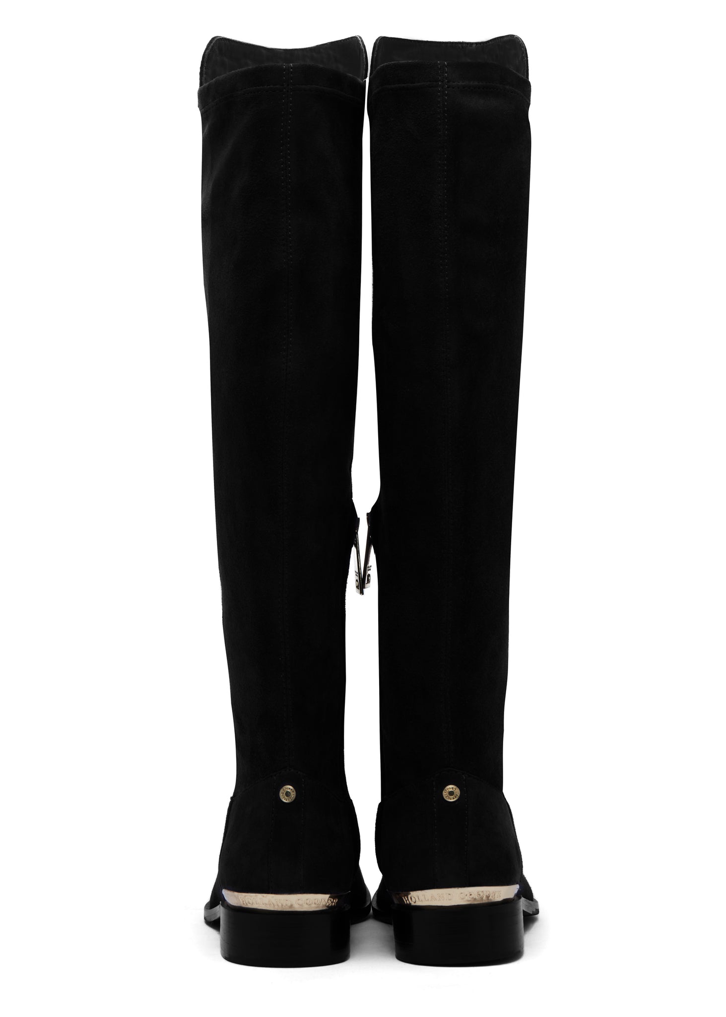 Albany Knee Boot (Black Suede)