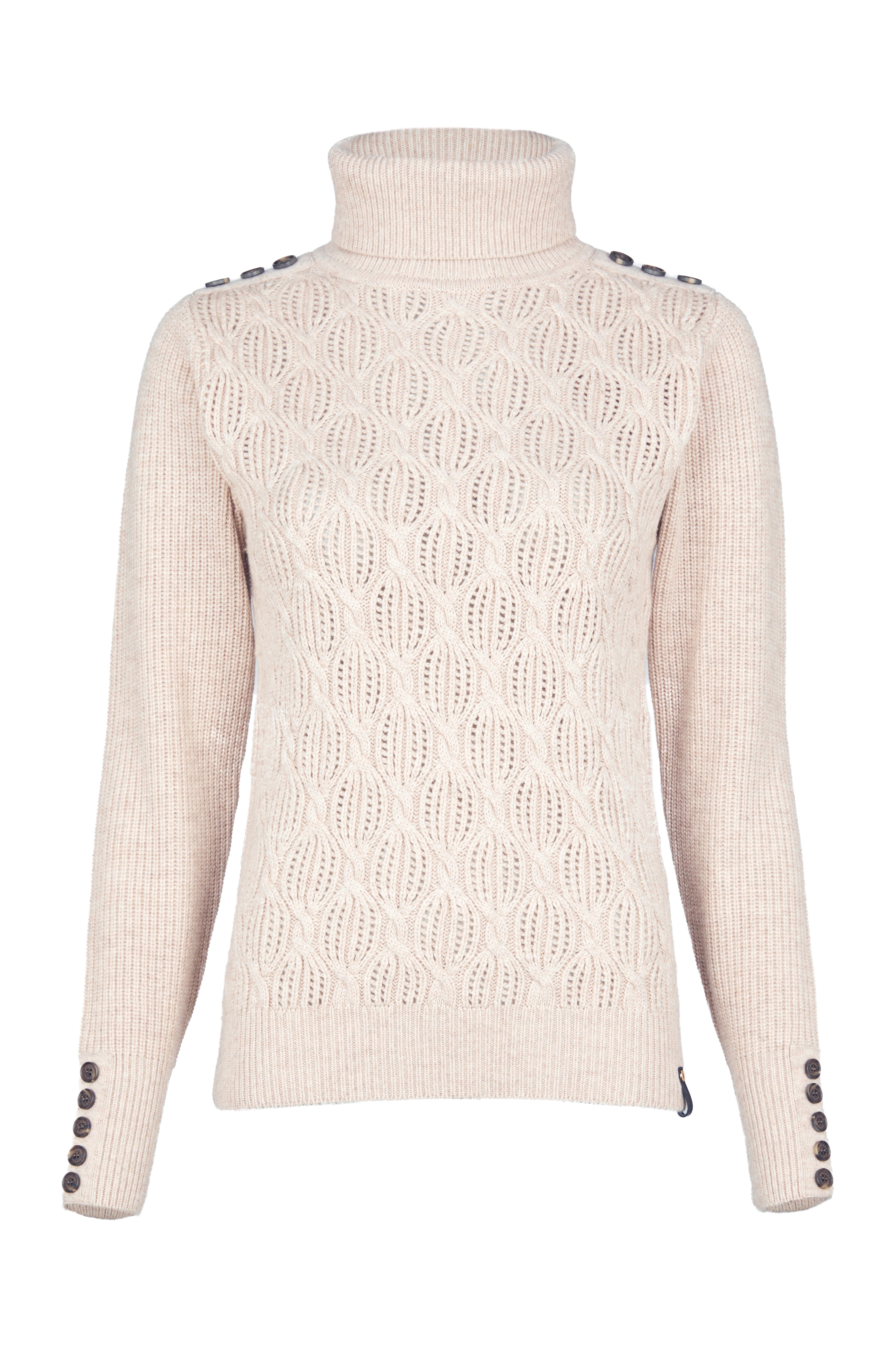 Cotswold Roll Neck Knit (Oatmeal) Holland Cooper