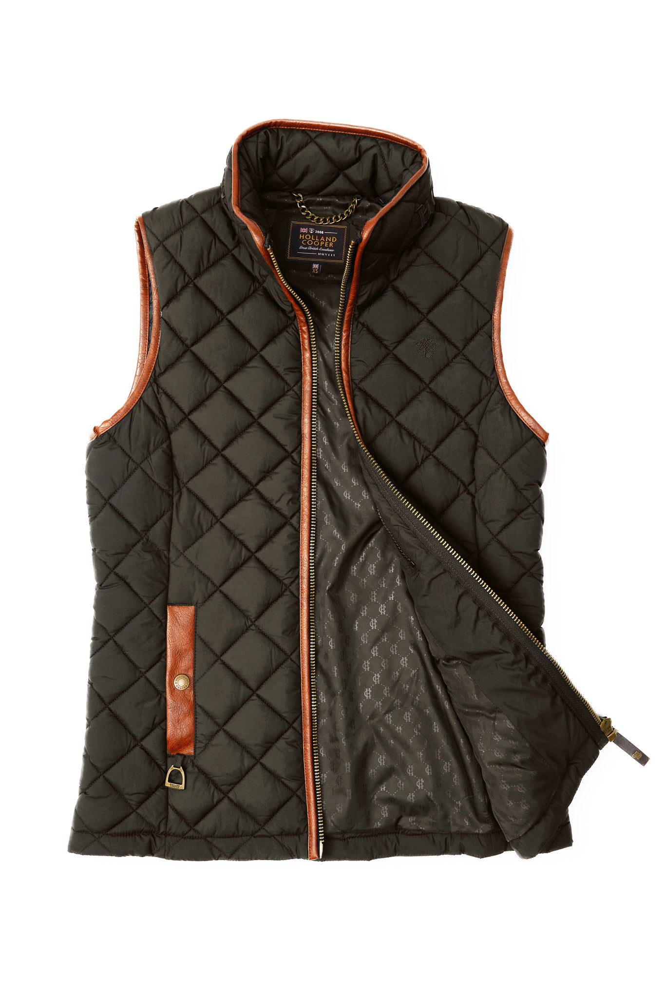 Country Quilted Gilet (Heritage Khaki)