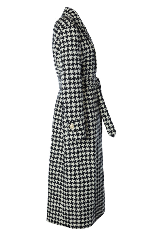 Wrap Coat (Large Scale Houndstooth) – Holland Cooper