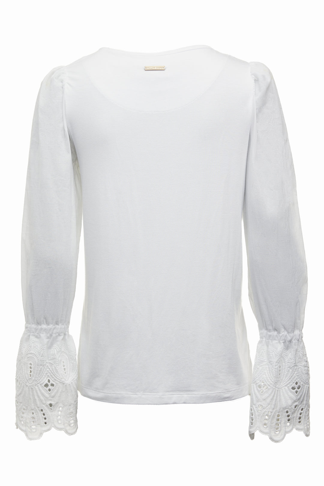 Women Francesca Burnout Polka Dot Blouse