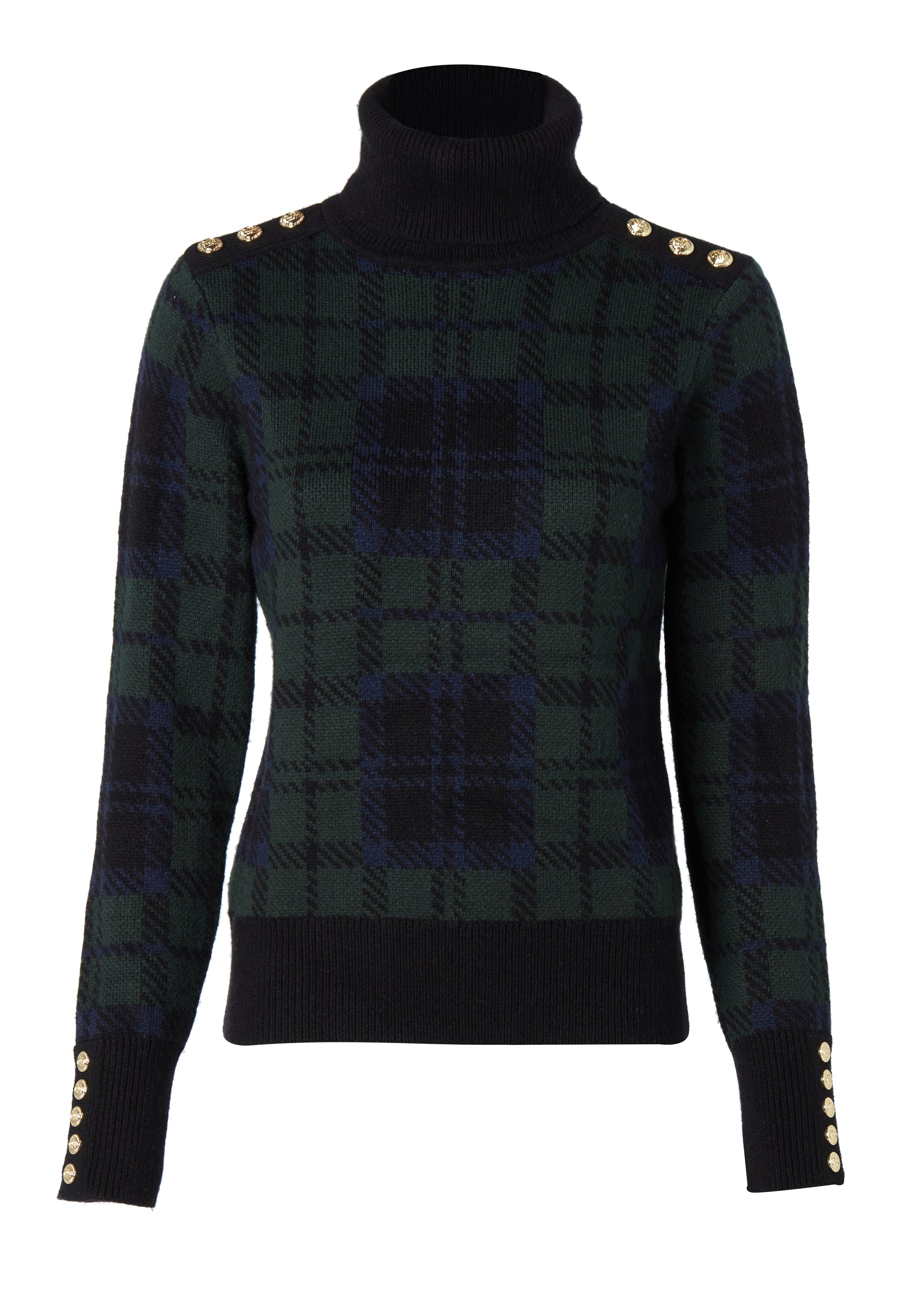 4210 Black Patterned Hooded Jumper