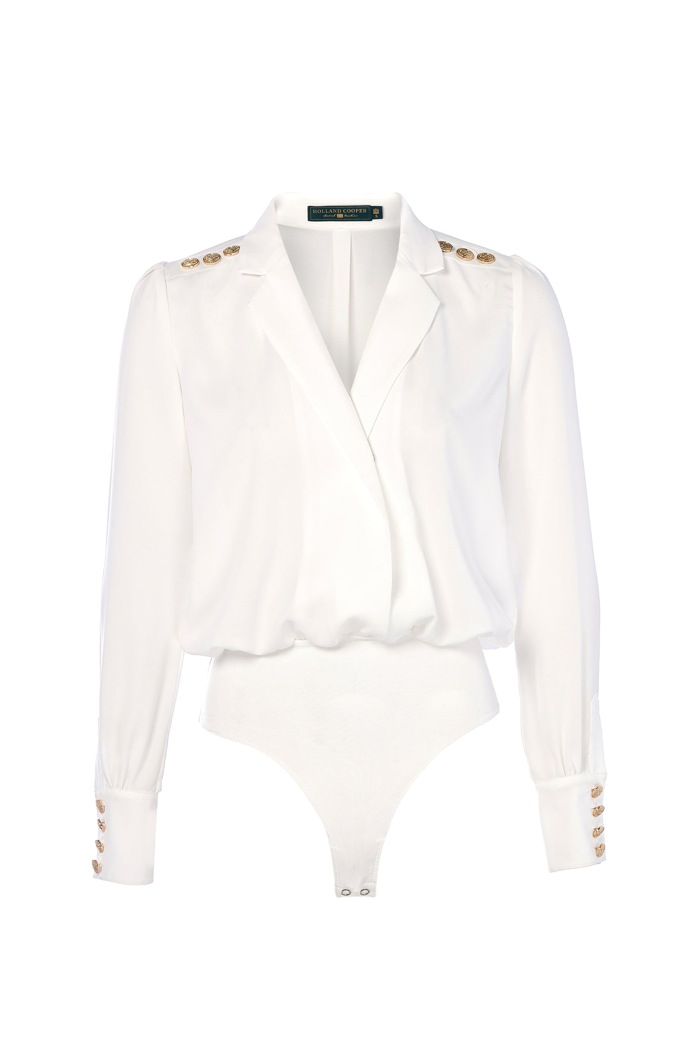 Cupro Shirt Bodysuit (White) – Holland Cooper ®