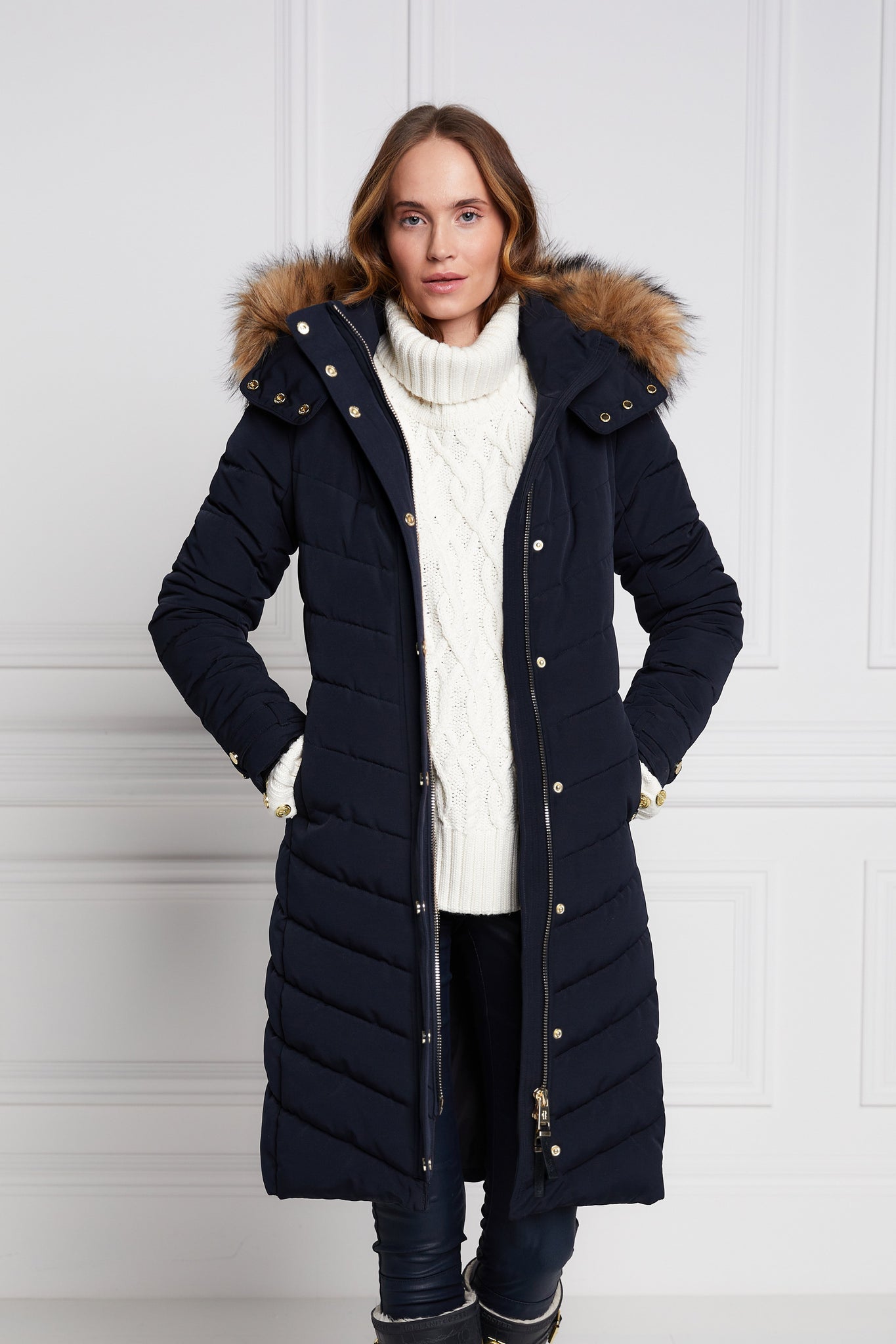The Wellington Coat (Ink Navy) – Holland Cooper ®