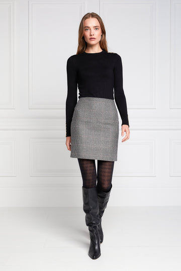 Chelsea Skirt (Prince of Wales Black) – Holland Cooper
