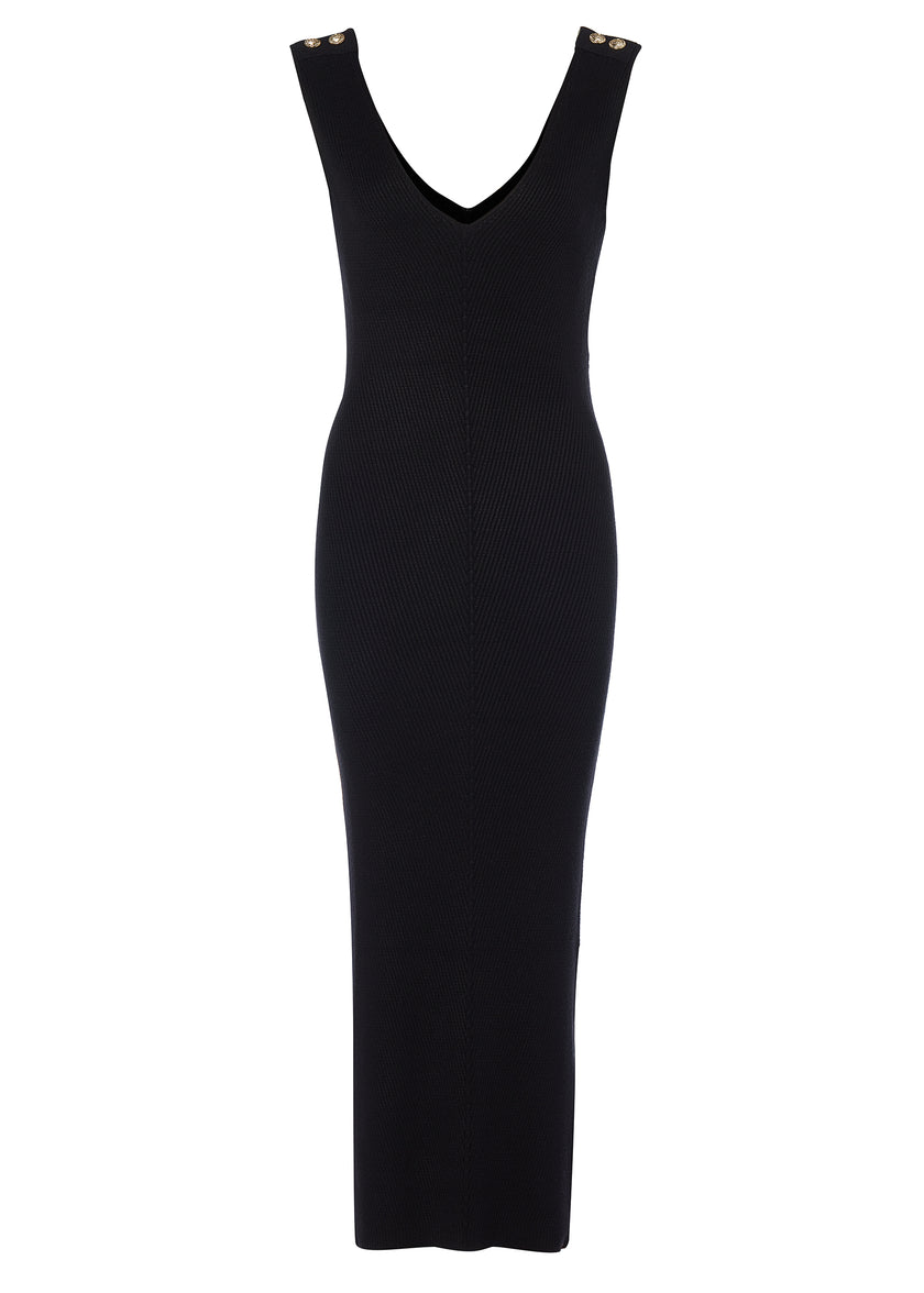 Kensington Sleeveless Dress (Black) – Holland Cooper