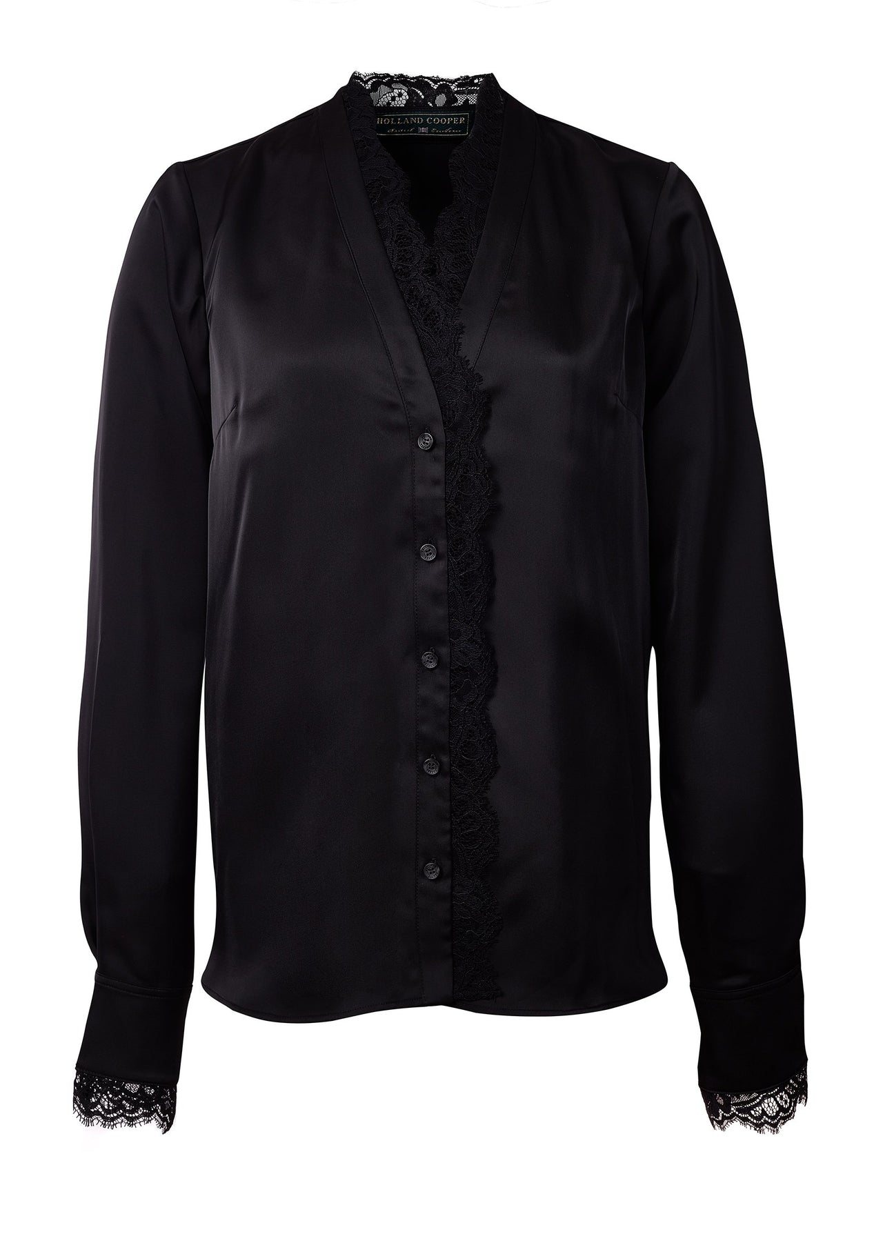 Vallie Lace Blouse Black