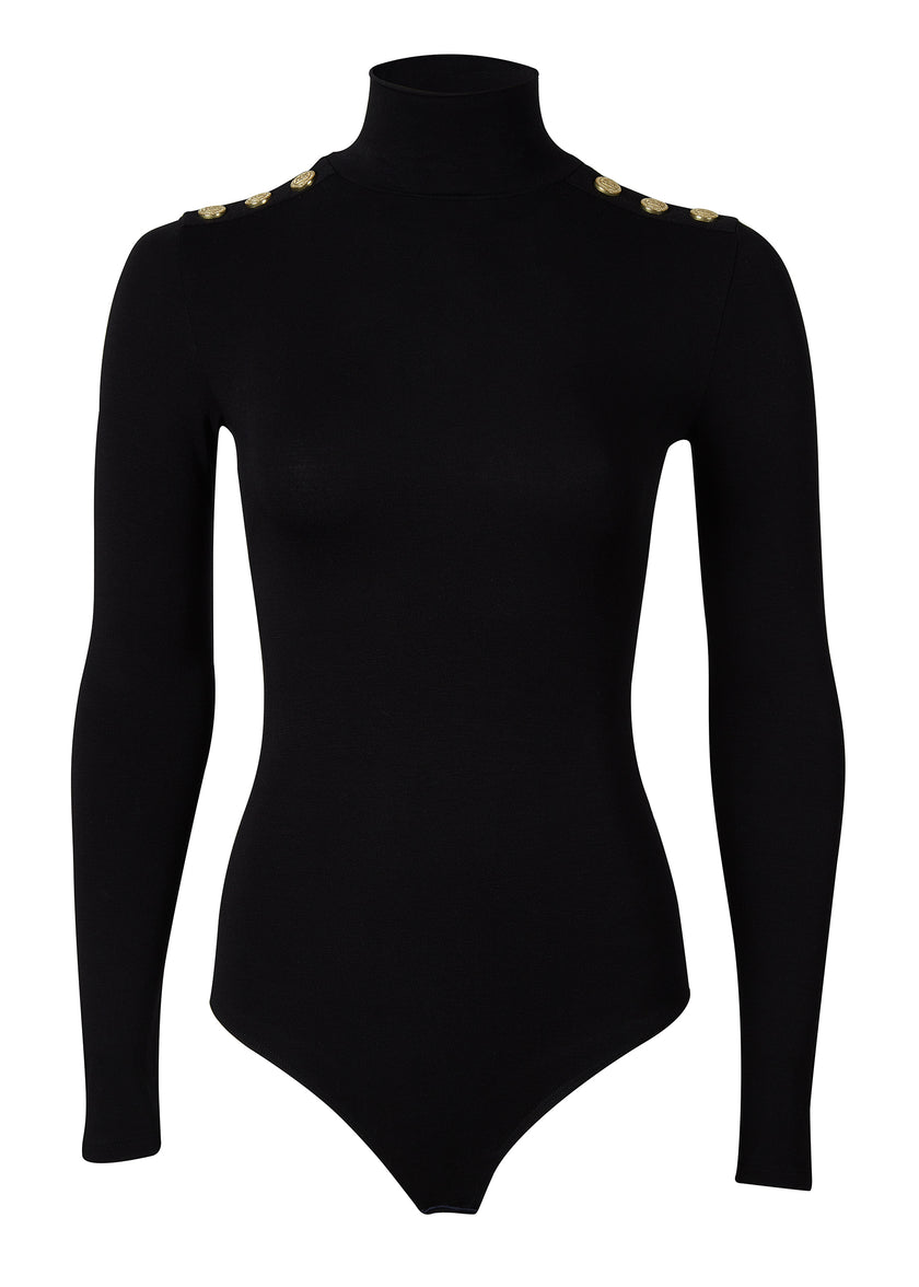 Long Sleeve Bodysuit (Black) – Holland Cooper