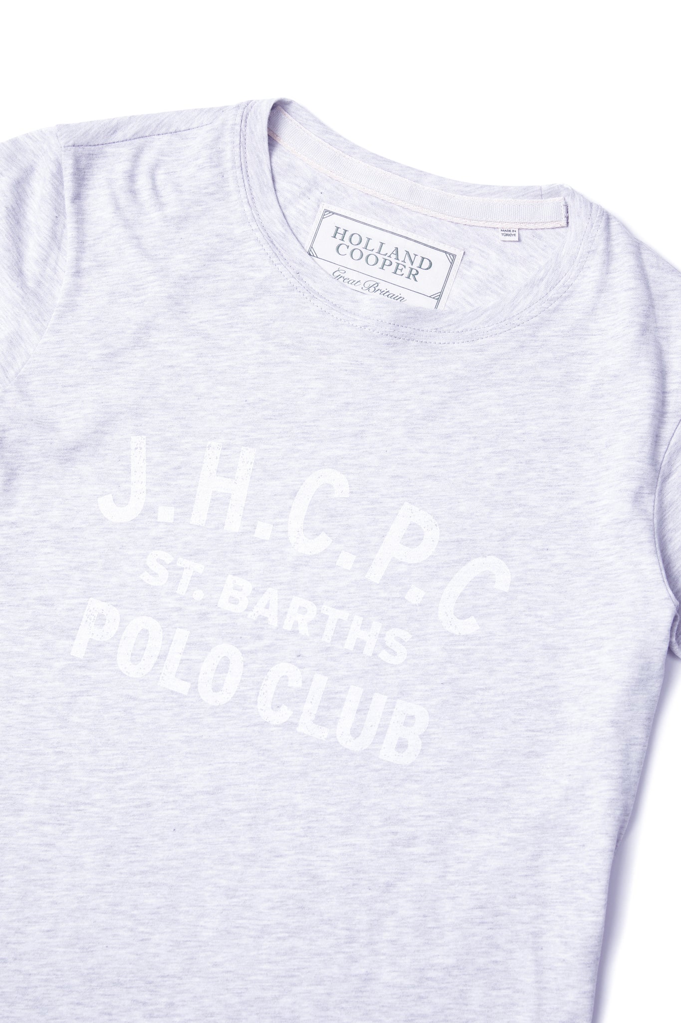Polo Club Tee (Grey Marl)