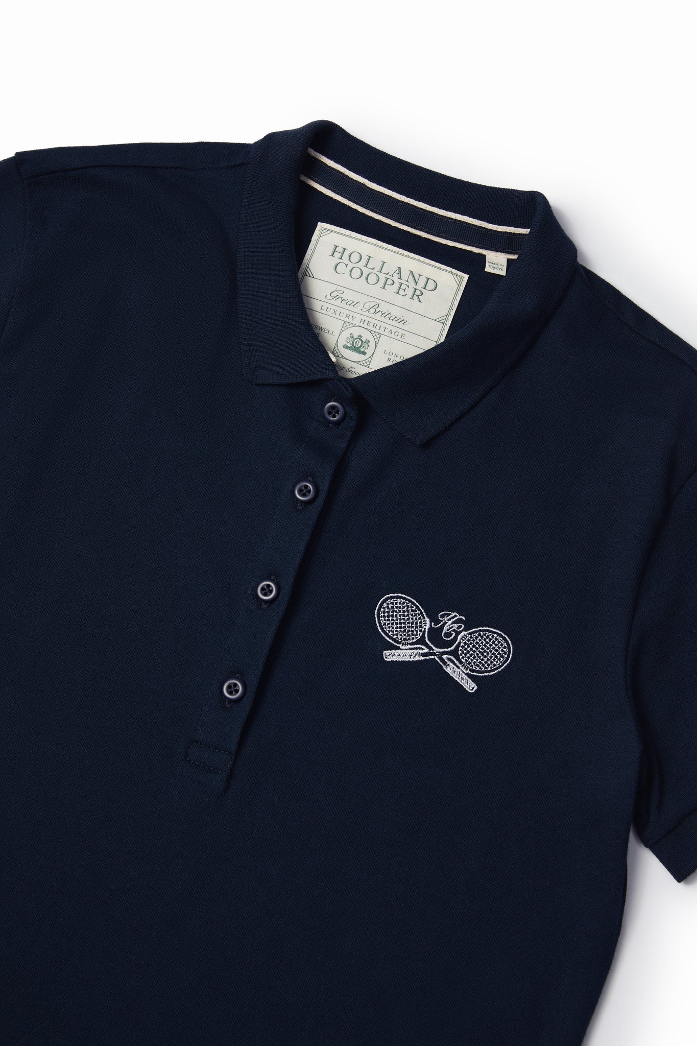 Racquets Polo Shirt (Ink Navy)