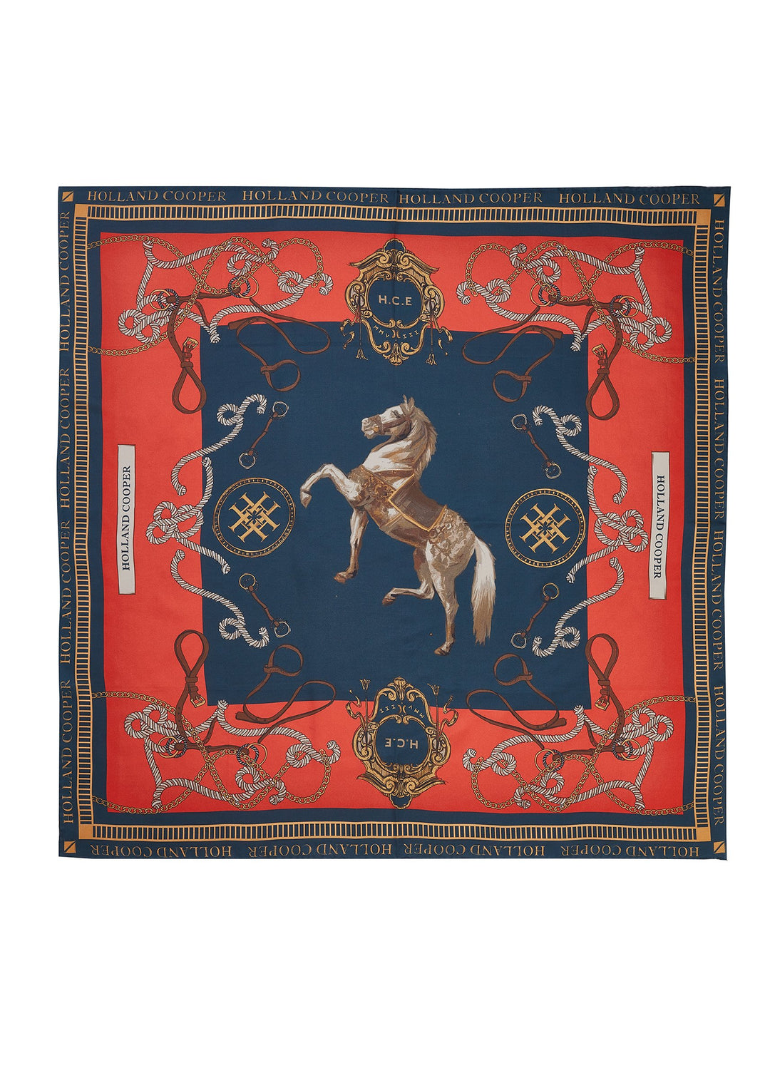 Regal Equestrian Silk Scarf main image 0