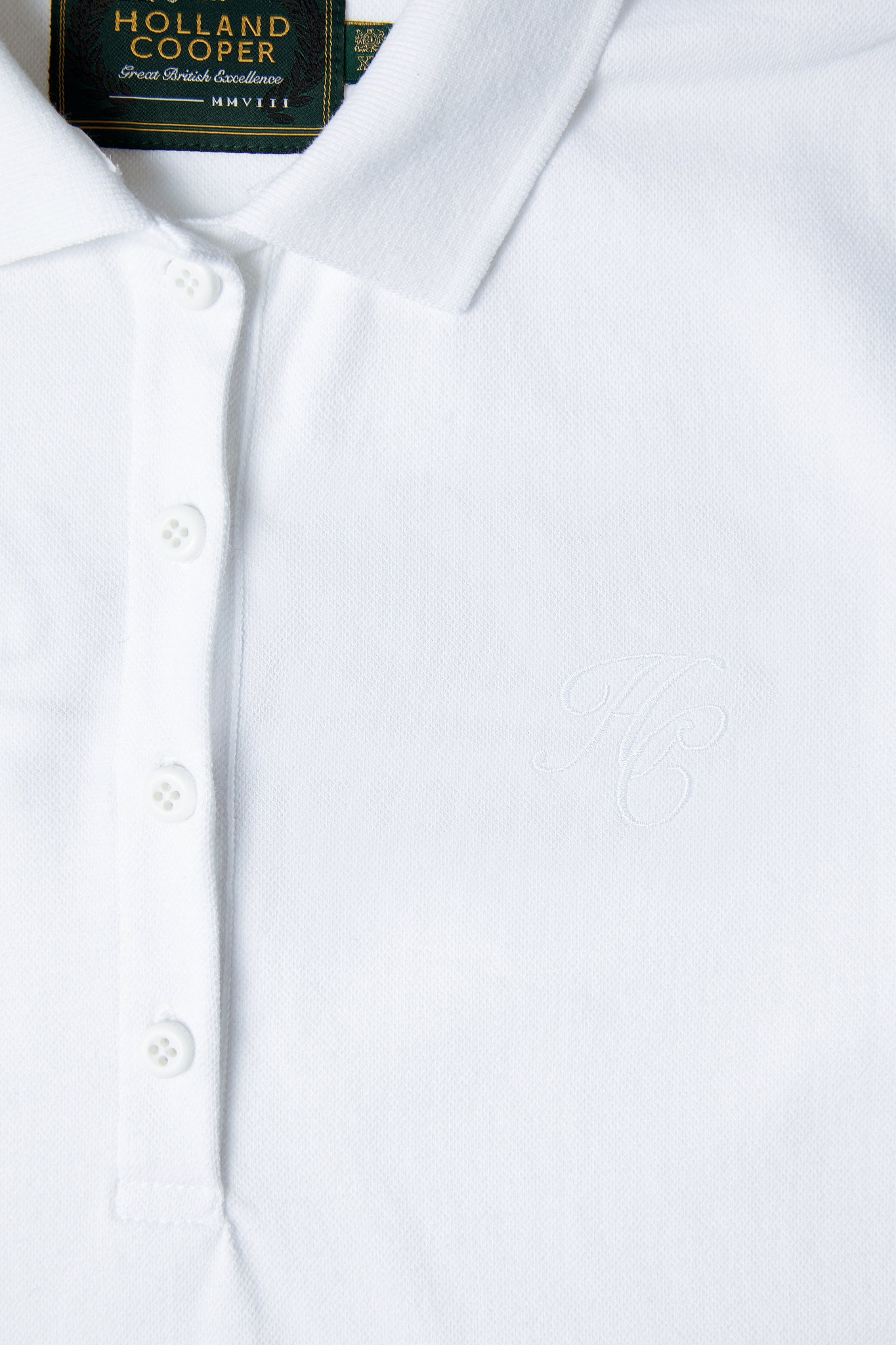 Relaxed Fit Polo Shirt (White)