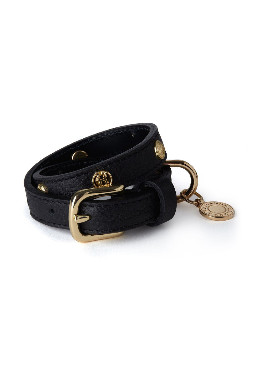 HC Studded Dog Collar (Black) – Holland Cooper