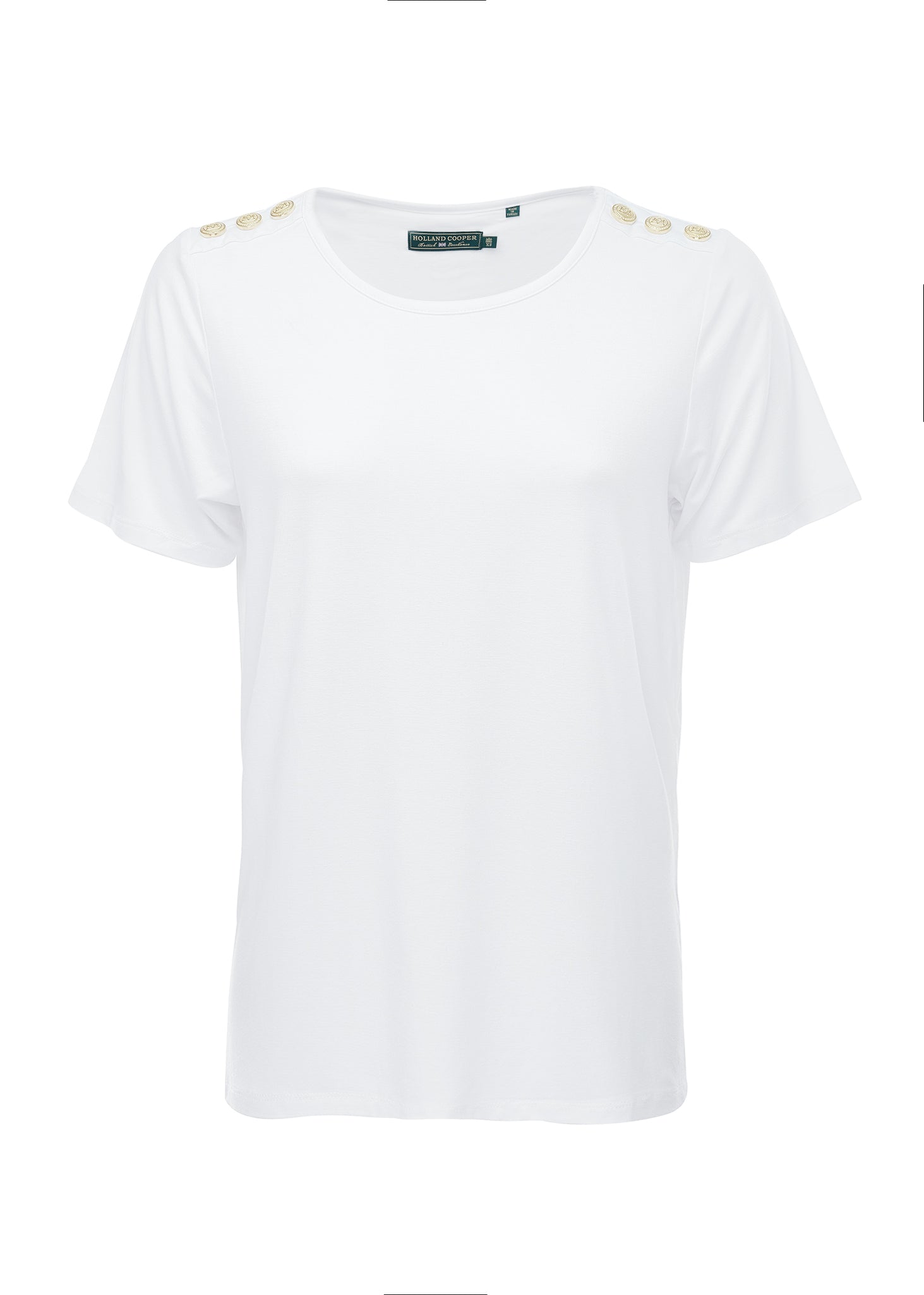 Relax Fit Crew Neck Tee (White)