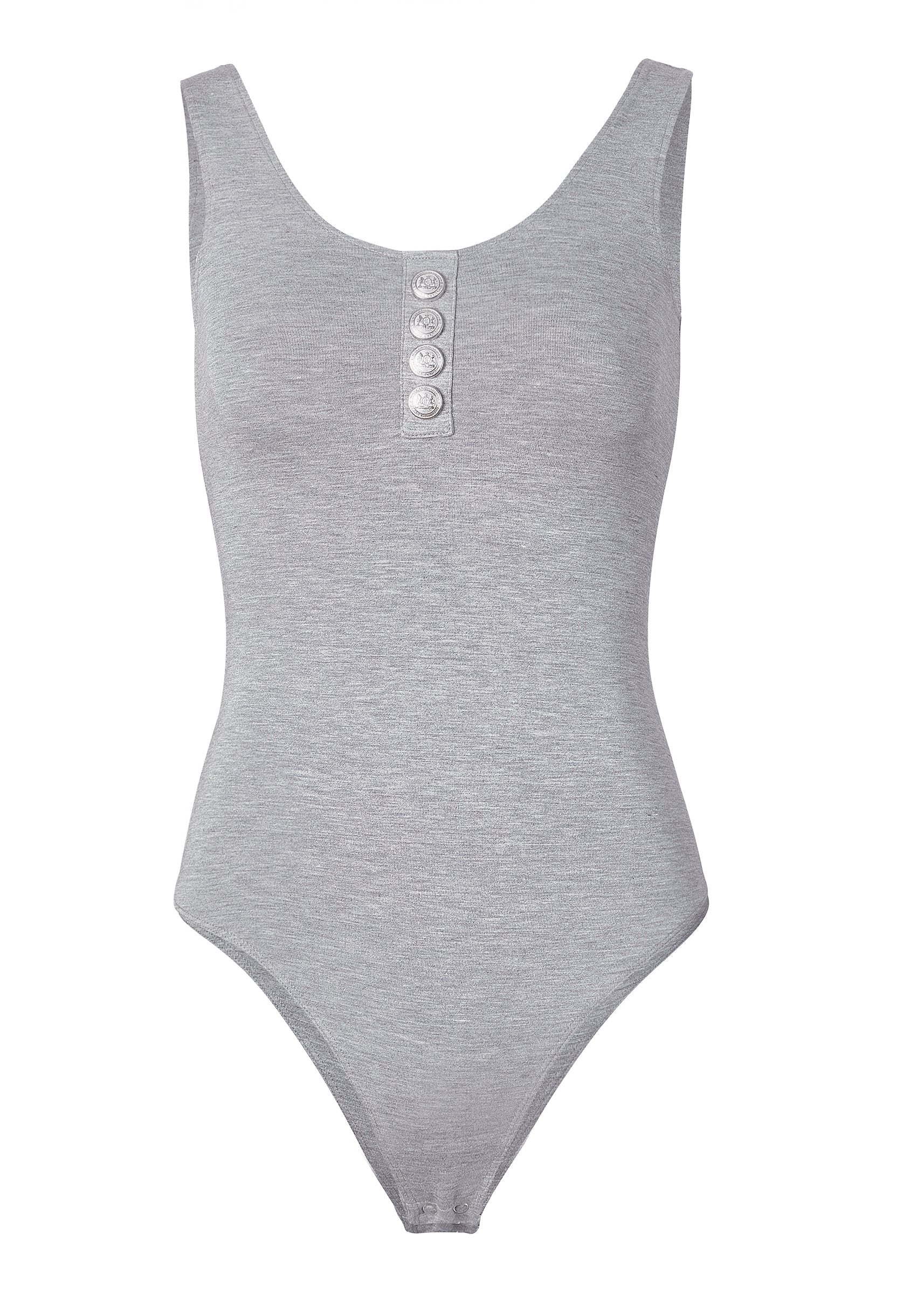 Vest Bodysuit (Grey Marl) – Holland Cooper