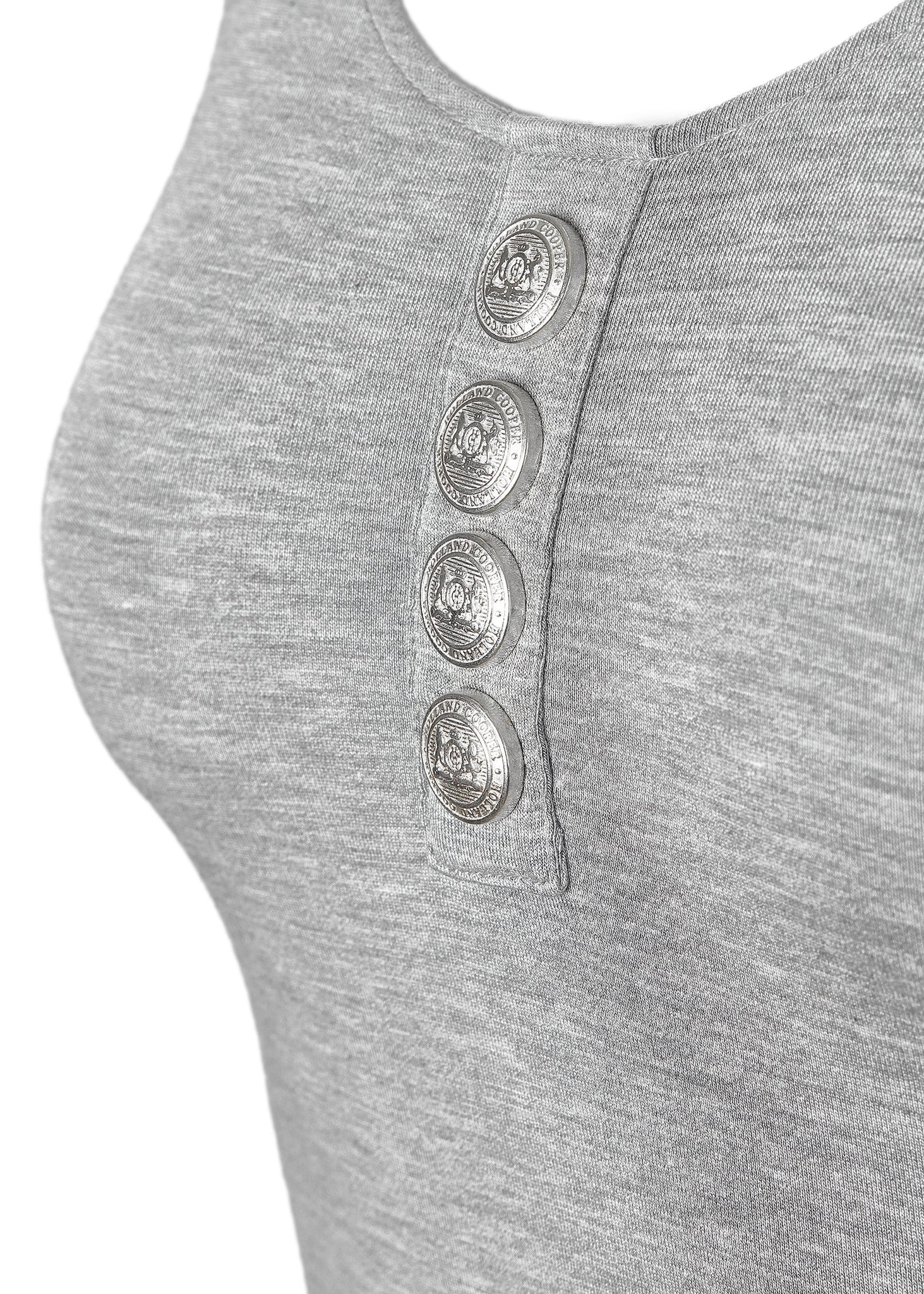 Vest Bodysuit (Grey Marl)
