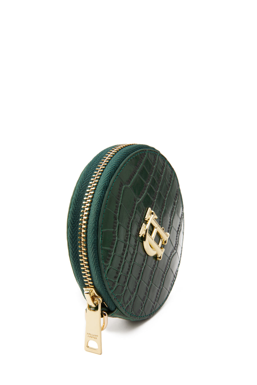 Chelsea Coin Purse (Emerald Croc) Holland Cooper