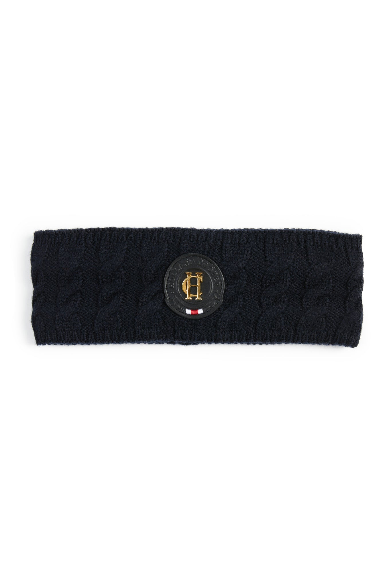 Luxe Cable Knit Headband (Ink Navy)