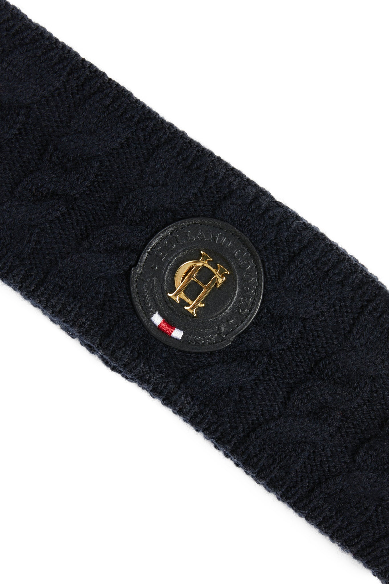 Luxe Cable Knit Headband (Ink Navy)